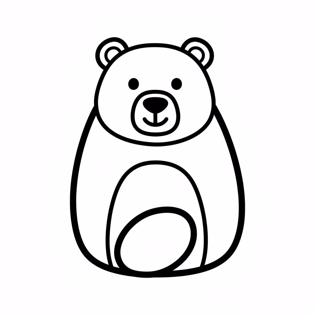 coloriage pour enfant à télécharger, niveau facile.
