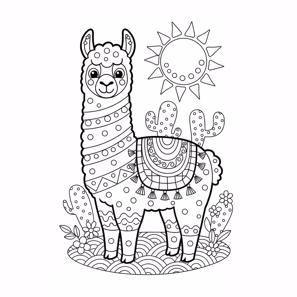 coloriage pour enfant à télécharger, niveau intermédiaire.