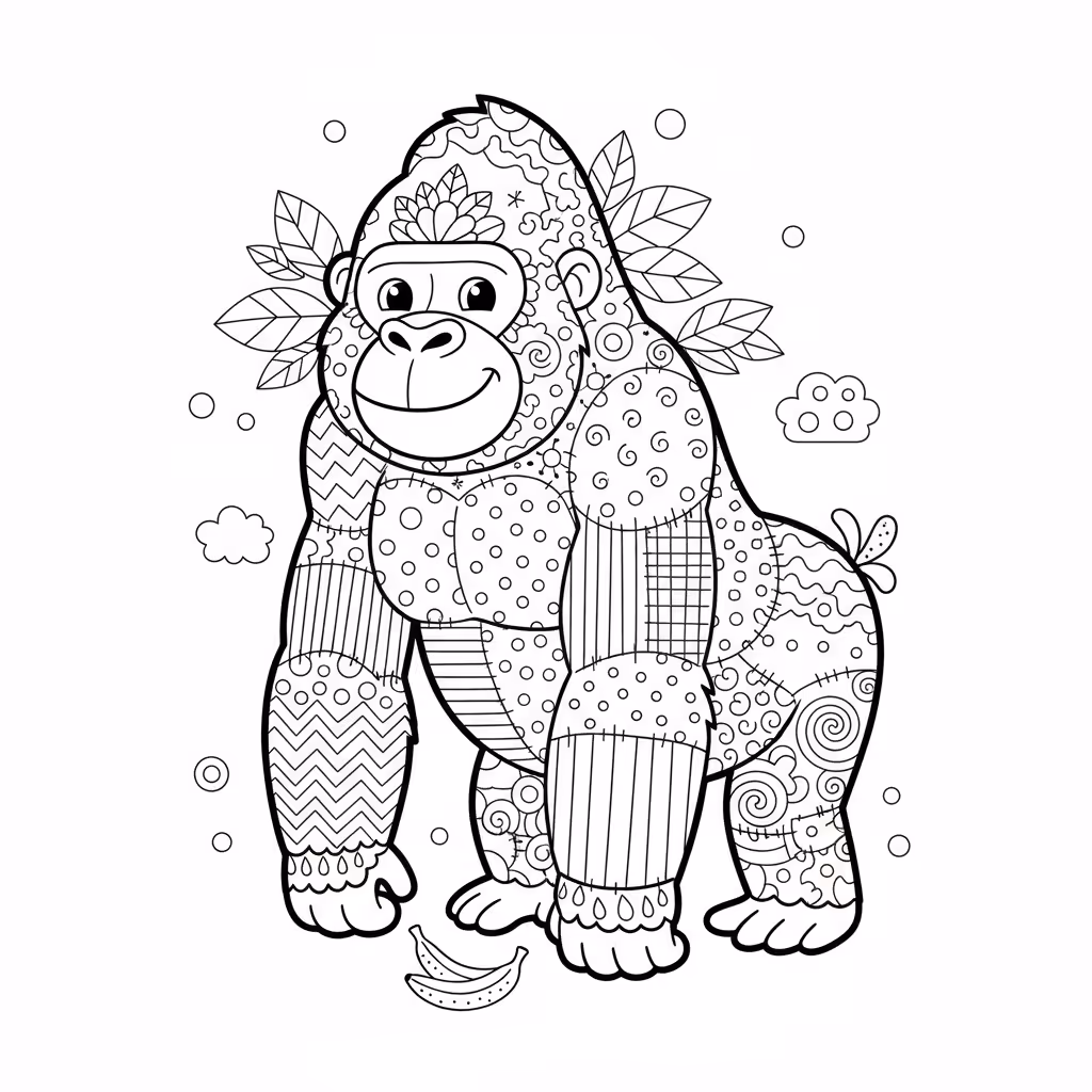 coloriage pour enfant à télécharger, niveau intermédiaire.
