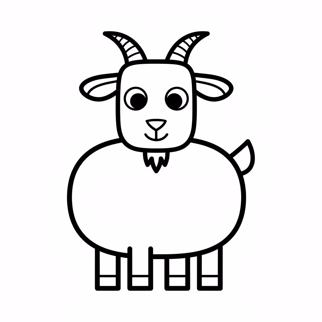 coloriage pour enfant à télécharger, niveau facile.