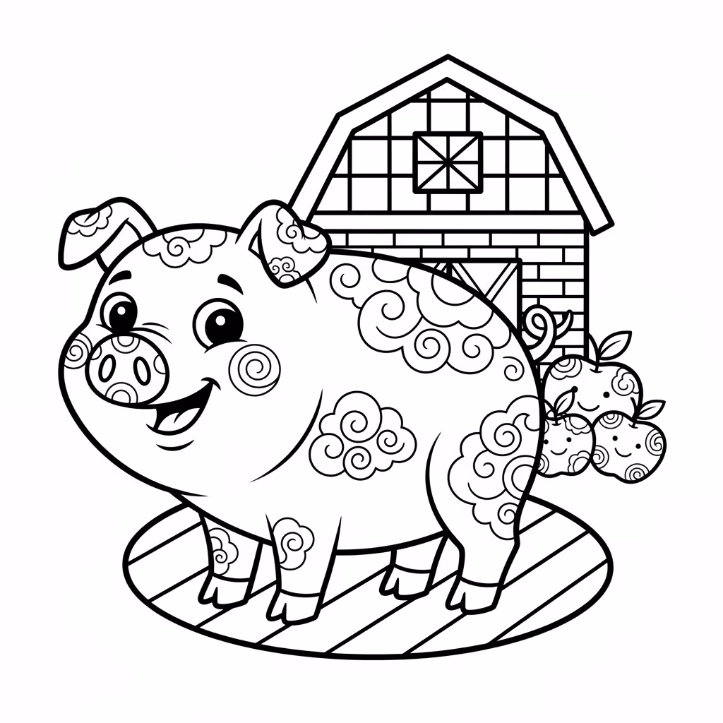 coloriage pour enfant à télécharger, niveau intermédiaire.