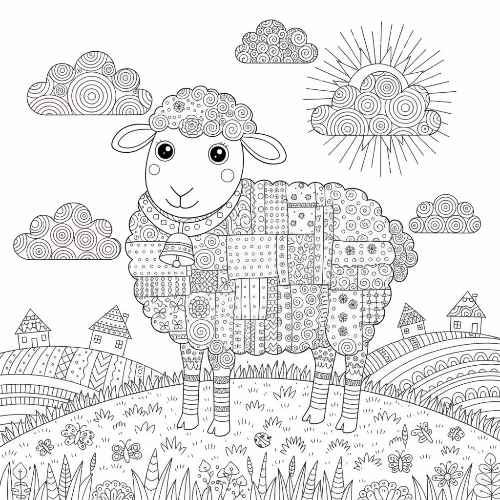 coloriage pour enfant à télécharger, niveau facile.coloriage pour enfant à télécharger, niveau difficile.