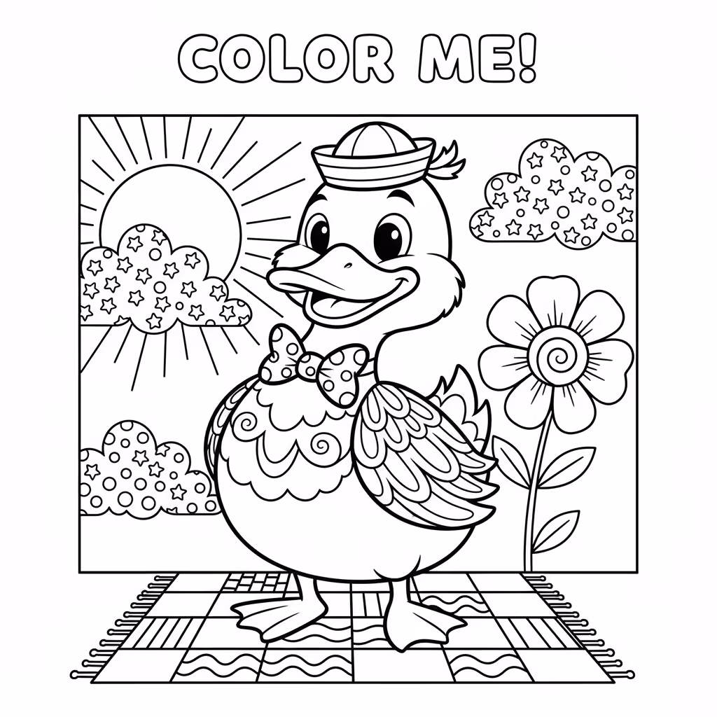 coloriage pour enfant à télécharger, niveau intermédiaire.