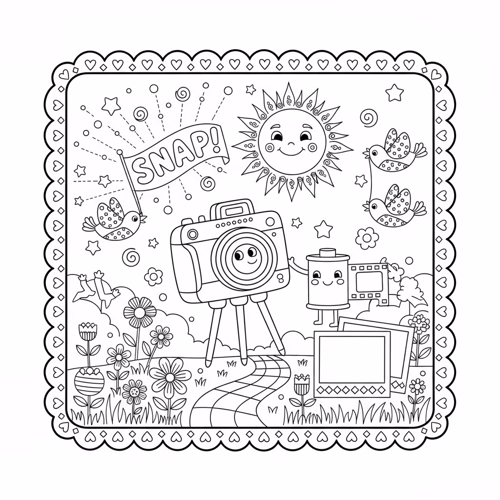 coloriage pour enfant à télécharger, niveau intermédiaire.
