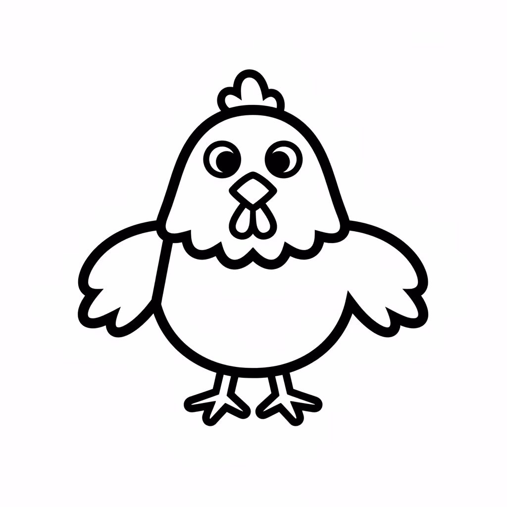 coloriage pour enfant à télécharger, niveau facile.