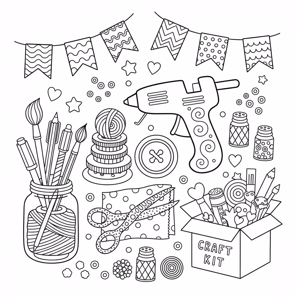 coloriage pour enfant à télécharger, niveau intermédiaire.