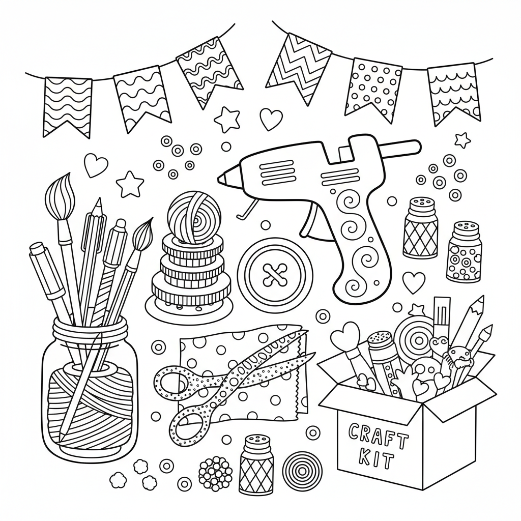 coloriage pour enfant à télécharger, niveau intermédiaire.