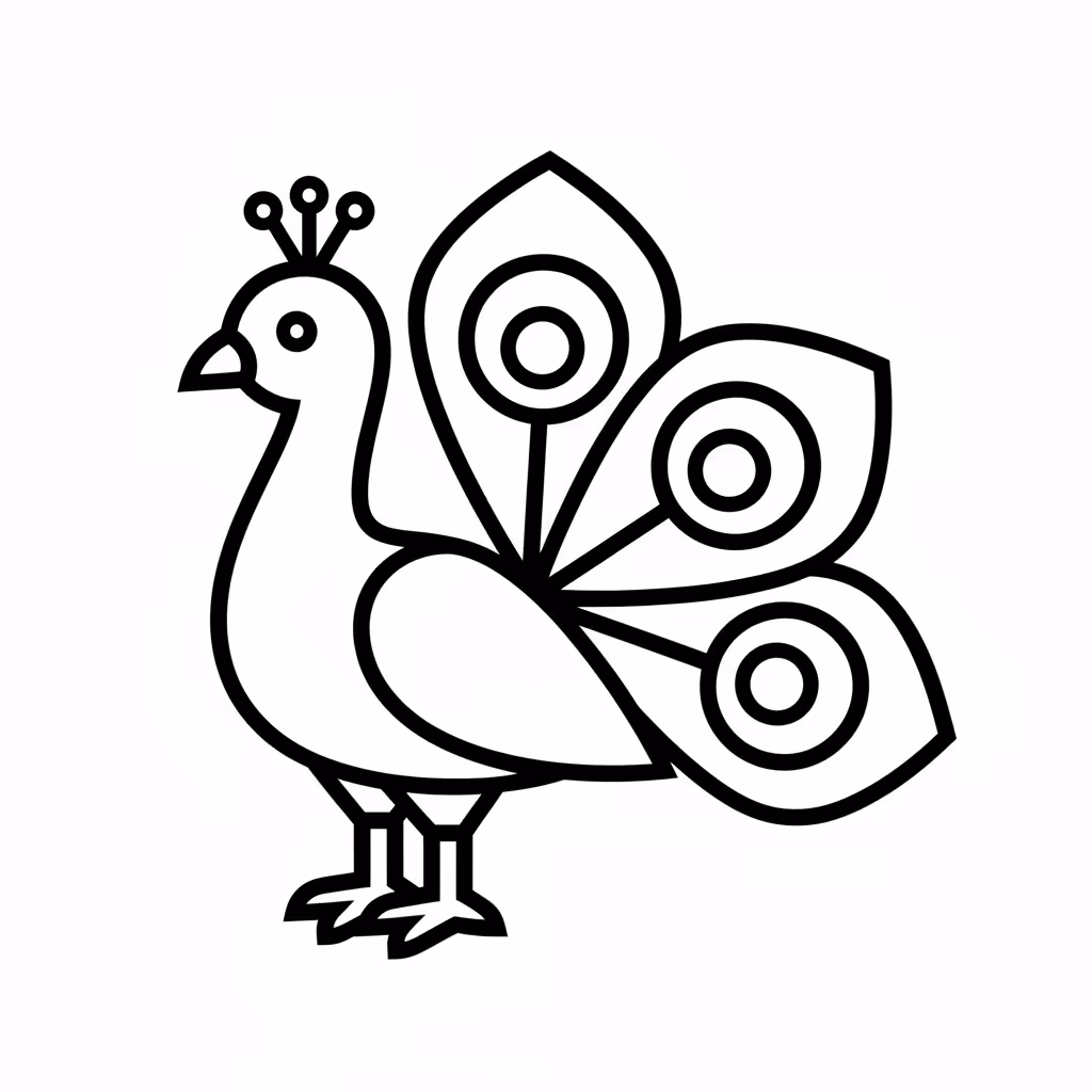 coloriage pour enfant à télécharger, niveau facile.