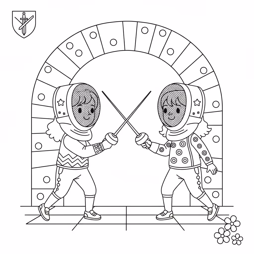 coloriage pour enfant à télécharger, niveau intermédiaire.