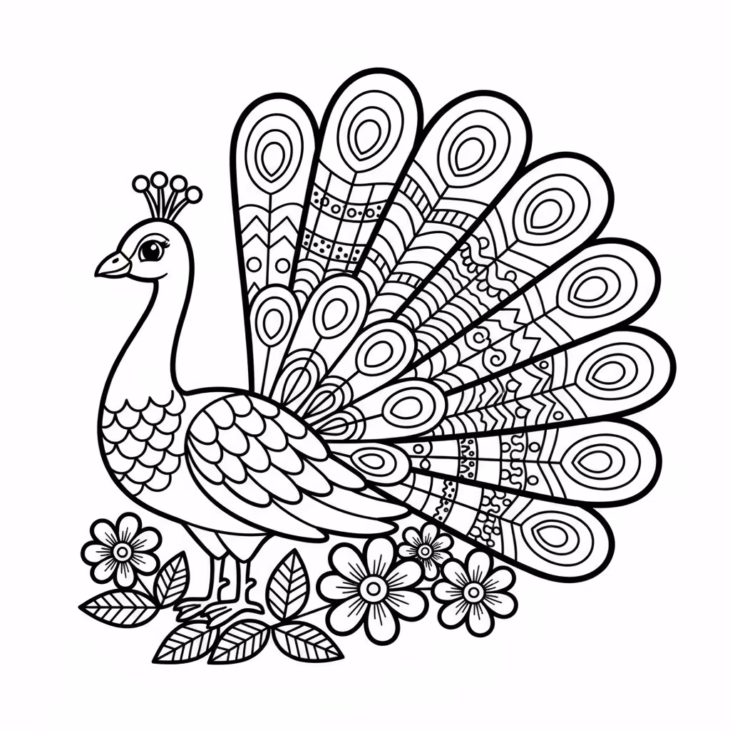 coloriage pour enfant à télécharger, niveau intermédiaire.