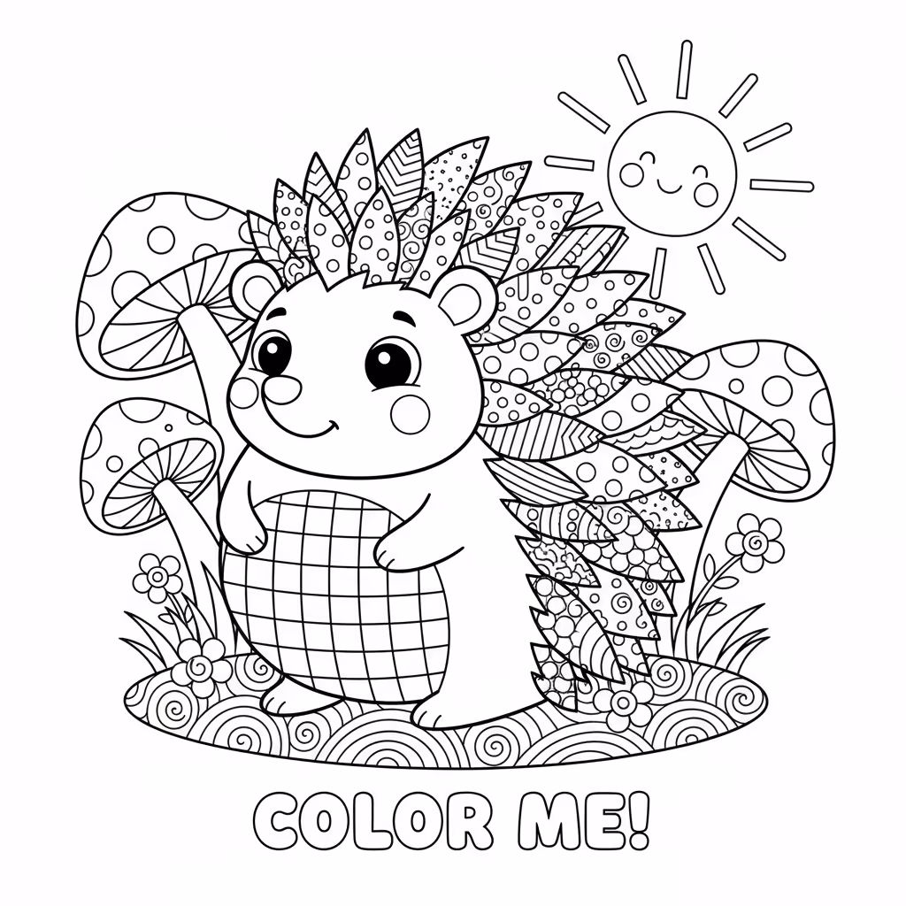 coloriage pour enfant à télécharger, niveau intermédiaire.