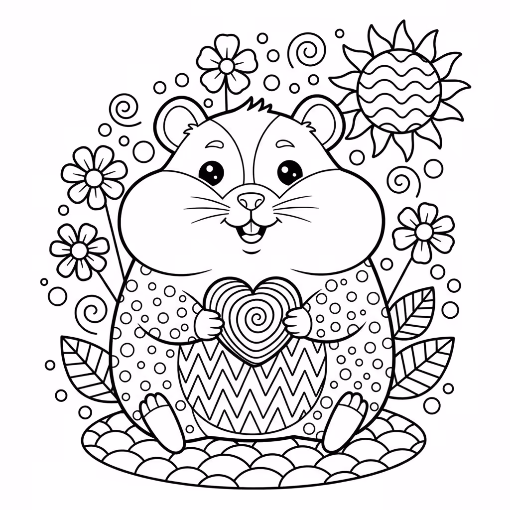 coloriage pour enfant à télécharger, niveau intermédiaire.
