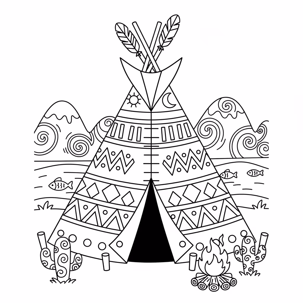 coloriage pour enfant à télécharger, niveau intermédiaire.