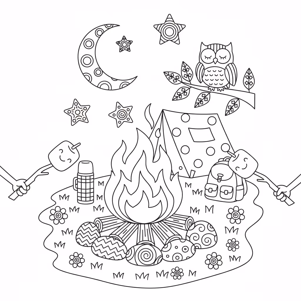 coloriage pour enfant à télécharger, niveau intermédiaire.
