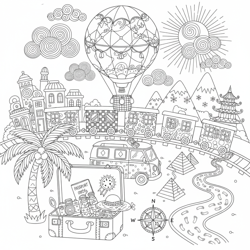coloriage pour enfant à télécharger, niveau facile.coloriage pour enfant à télécharger, niveau difficile.