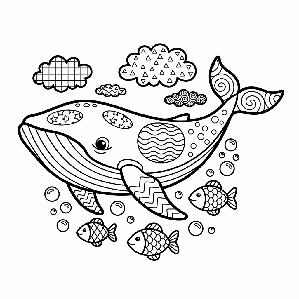 coloriage pour enfant à télécharger, niveau intermédiaire.