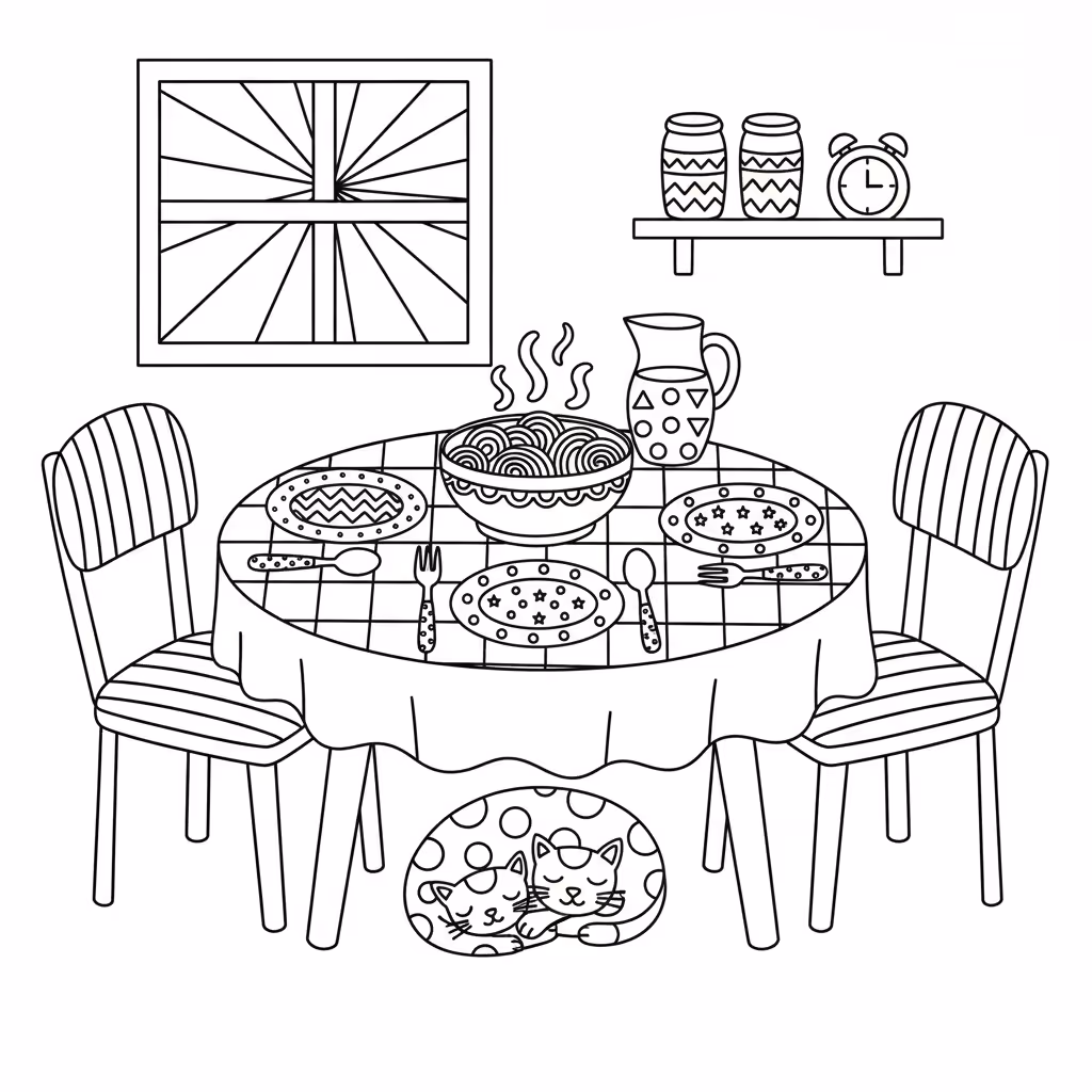 coloriage pour enfant à télécharger, niveau intermédiaire.