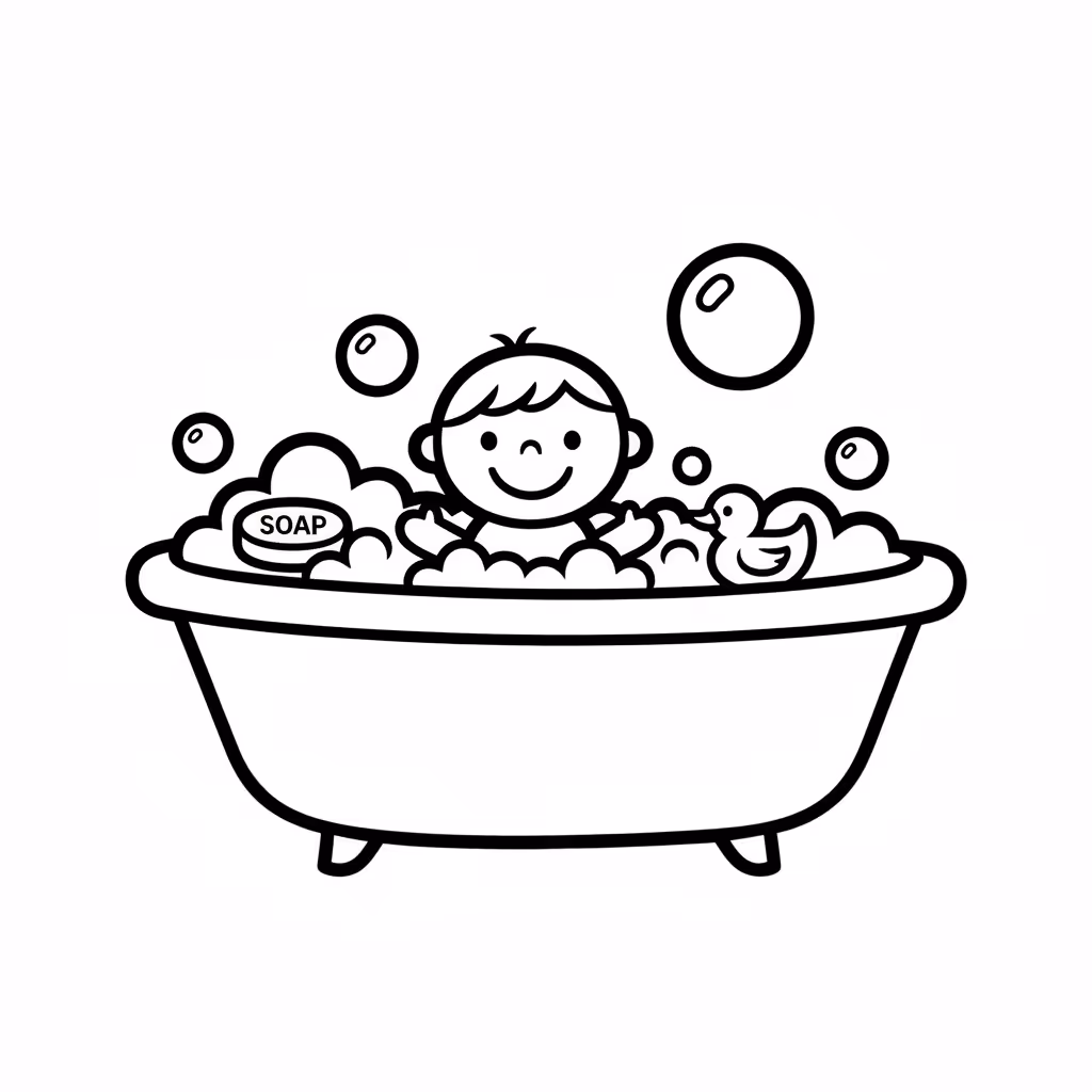 coloriage pour enfant à télécharger, niveau facile.