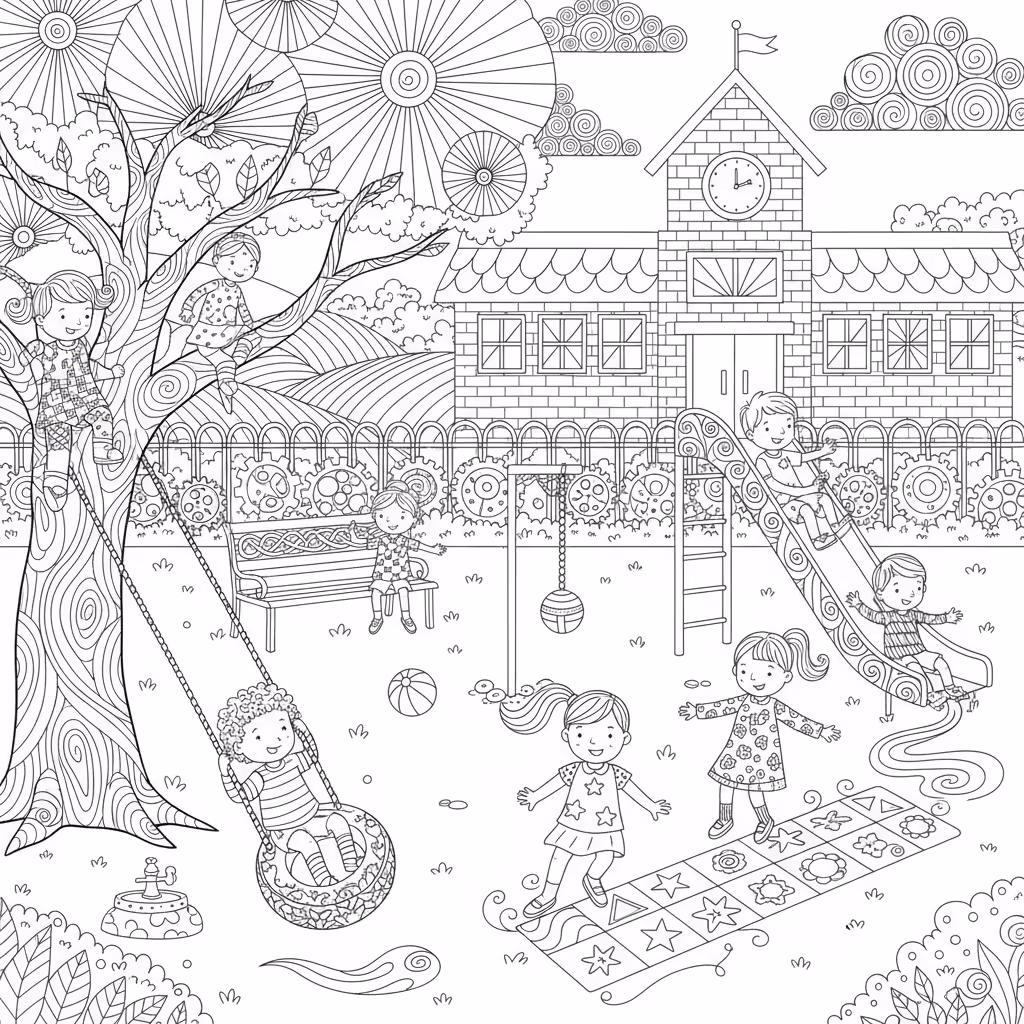 coloriage pour enfant à télécharger, niveau facile.coloriage pour enfant à télécharger, niveau difficile.