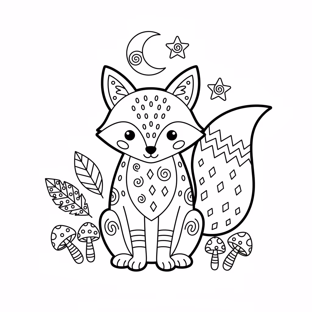 coloriage pour enfant à télécharger, niveau intermédiaire.