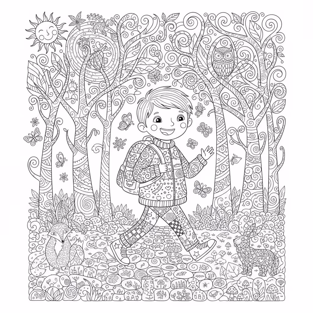 coloriage pour enfant à télécharger, niveau facile.coloriage pour enfant à télécharger, niveau difficile.
