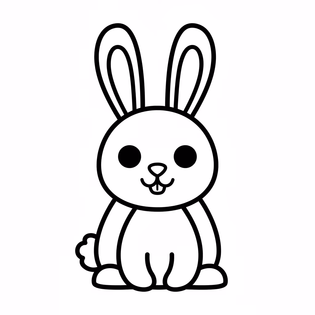 coloriage pour enfant à télécharger, niveau facile.