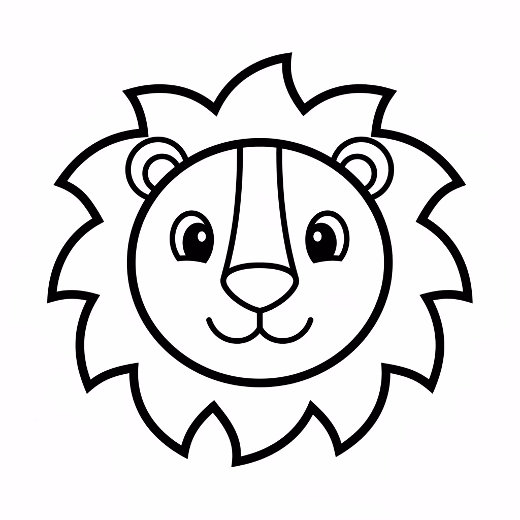 coloriage pour enfant à télécharger, niveau facile.