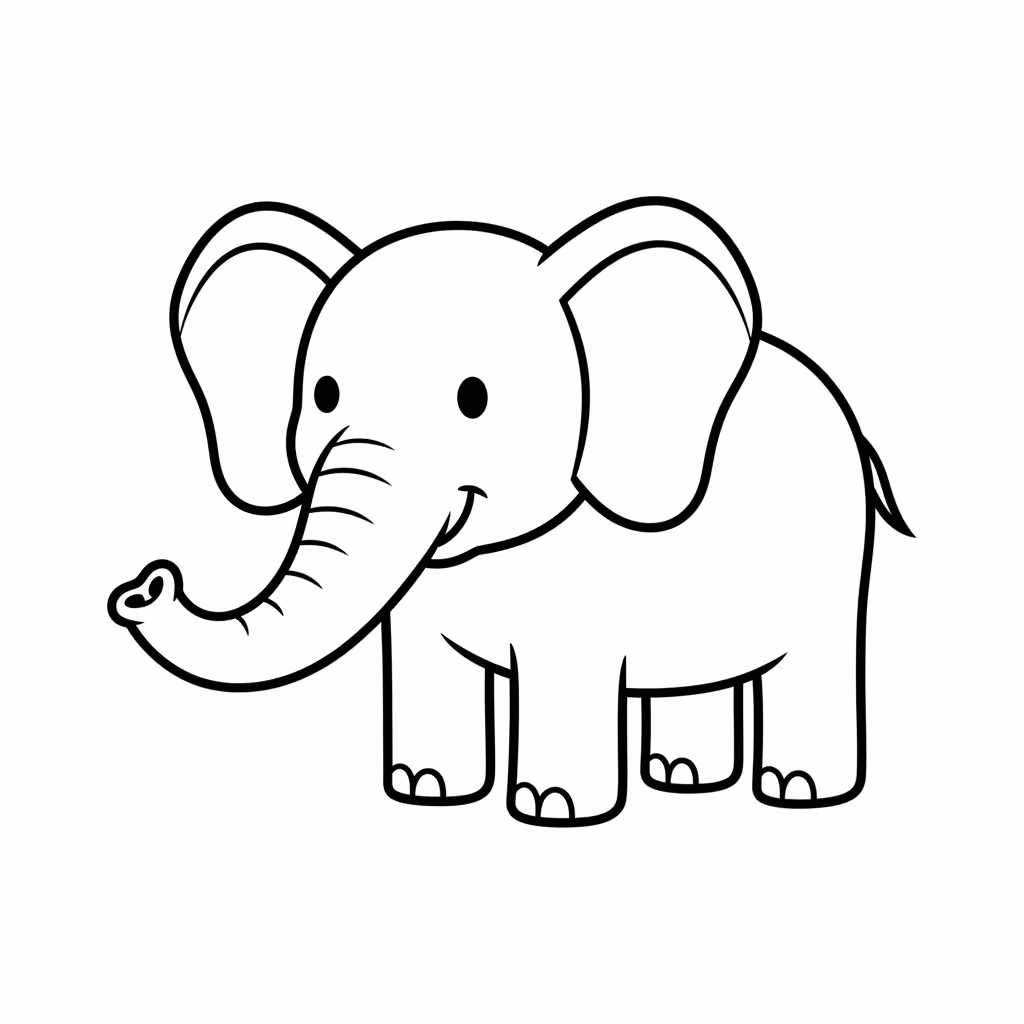 coloriage pour enfant à télécharger, niveau facile.