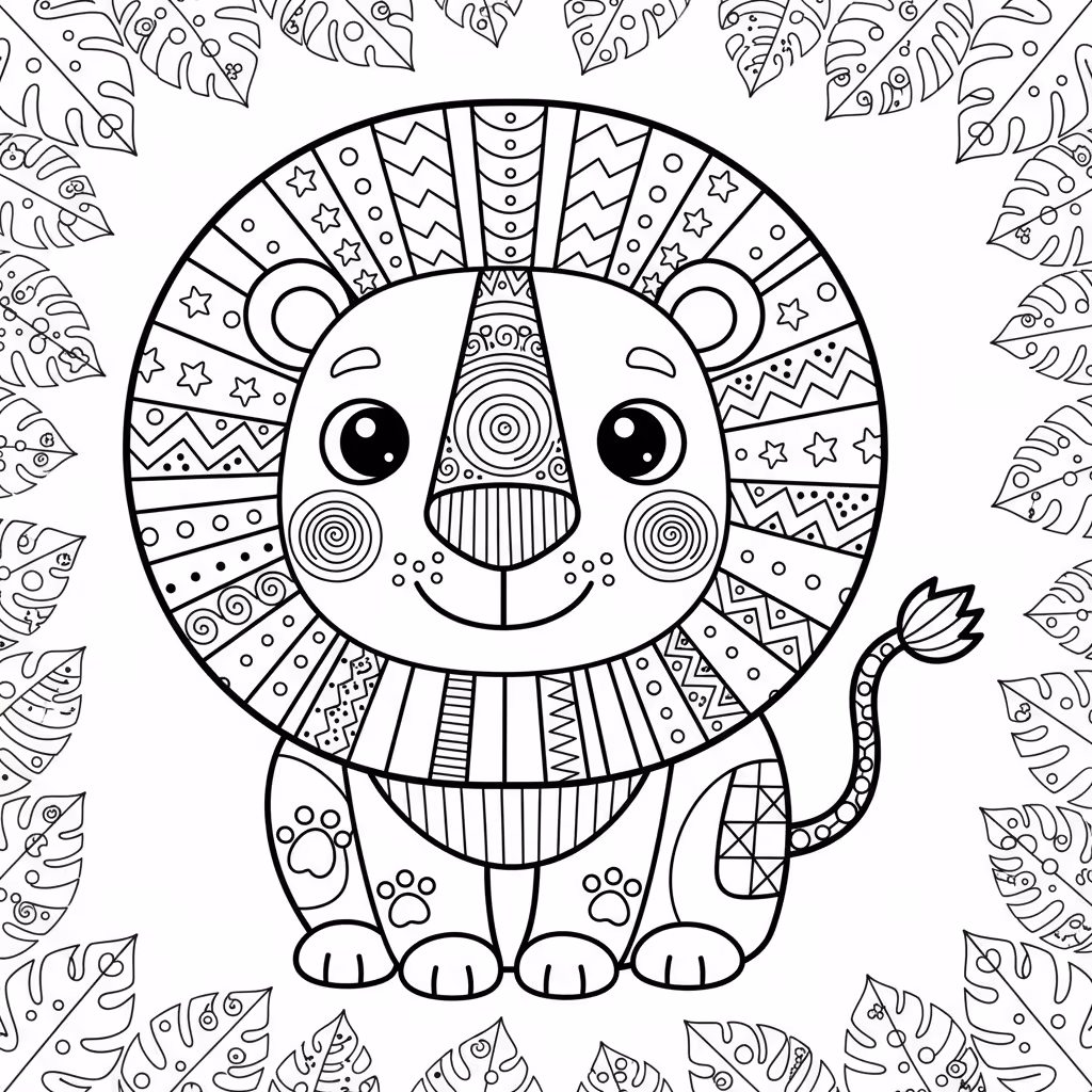 coloriage pour enfant à télécharger, niveau intermédiaire.