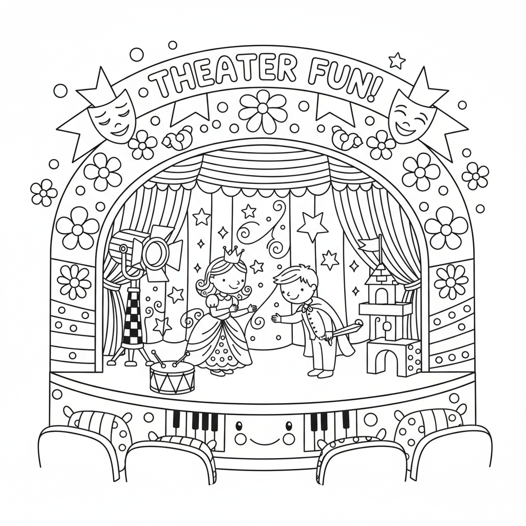 coloriage pour enfant à télécharger, niveau intermédiaire.