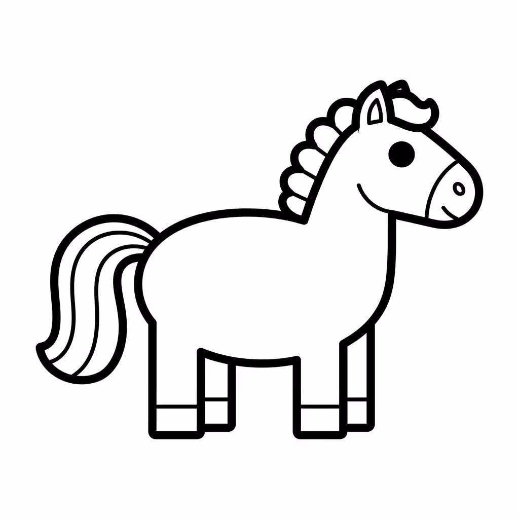 coloriage pour enfant à télécharger, niveau facile.