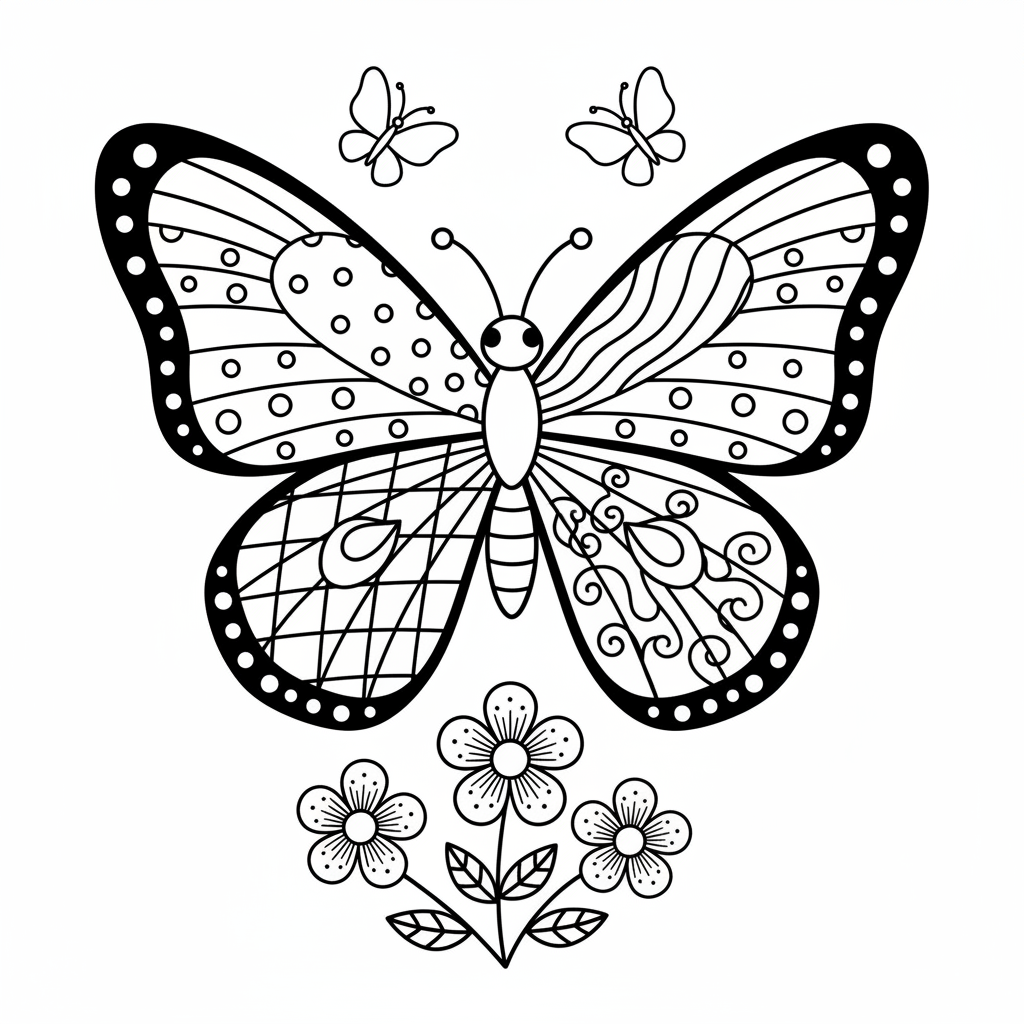 coloriage pour enfant à télécharger, niveau intermédiaire.
