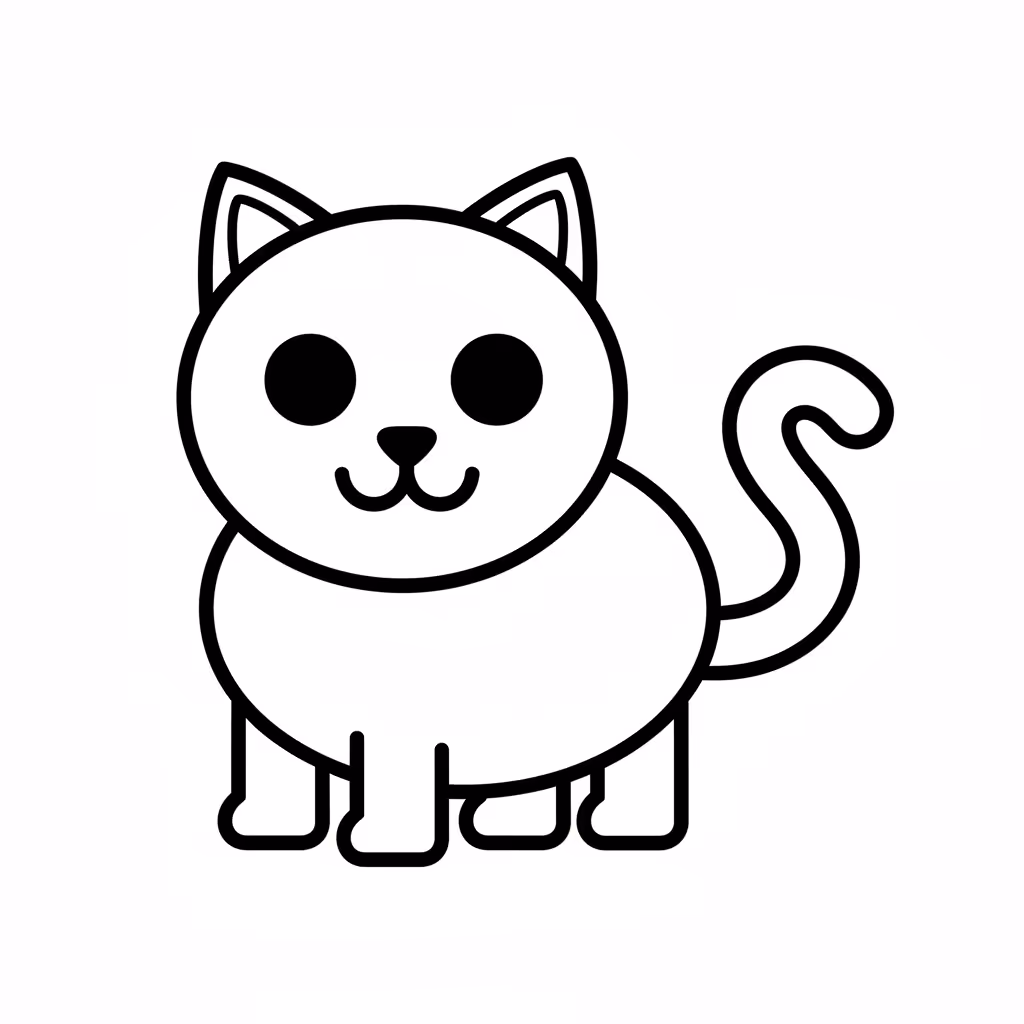 coloriage pour enfant à télécharger, niveau facile.