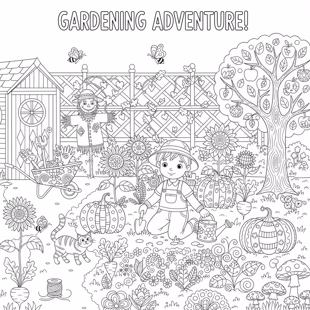 coloriage pour enfant à télécharger, niveau facile.coloriage pour enfant à télécharger, niveau difficile.