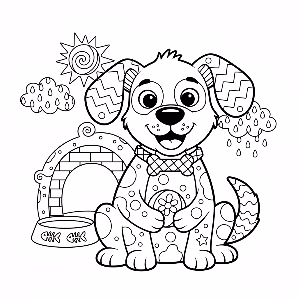 coloriage pour enfant à télécharger, niveau intermédiaire.