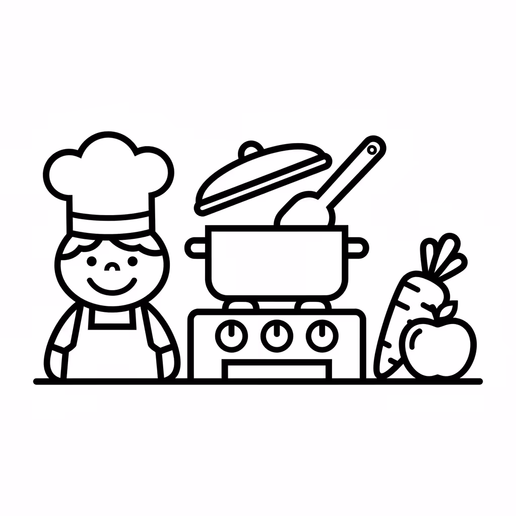 coloriage pour enfant à télécharger, niveau facile.