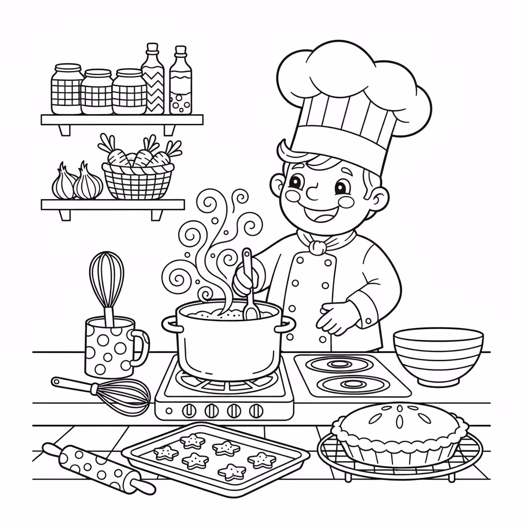 coloriage pour enfant à télécharger, niveau intermédiaire.