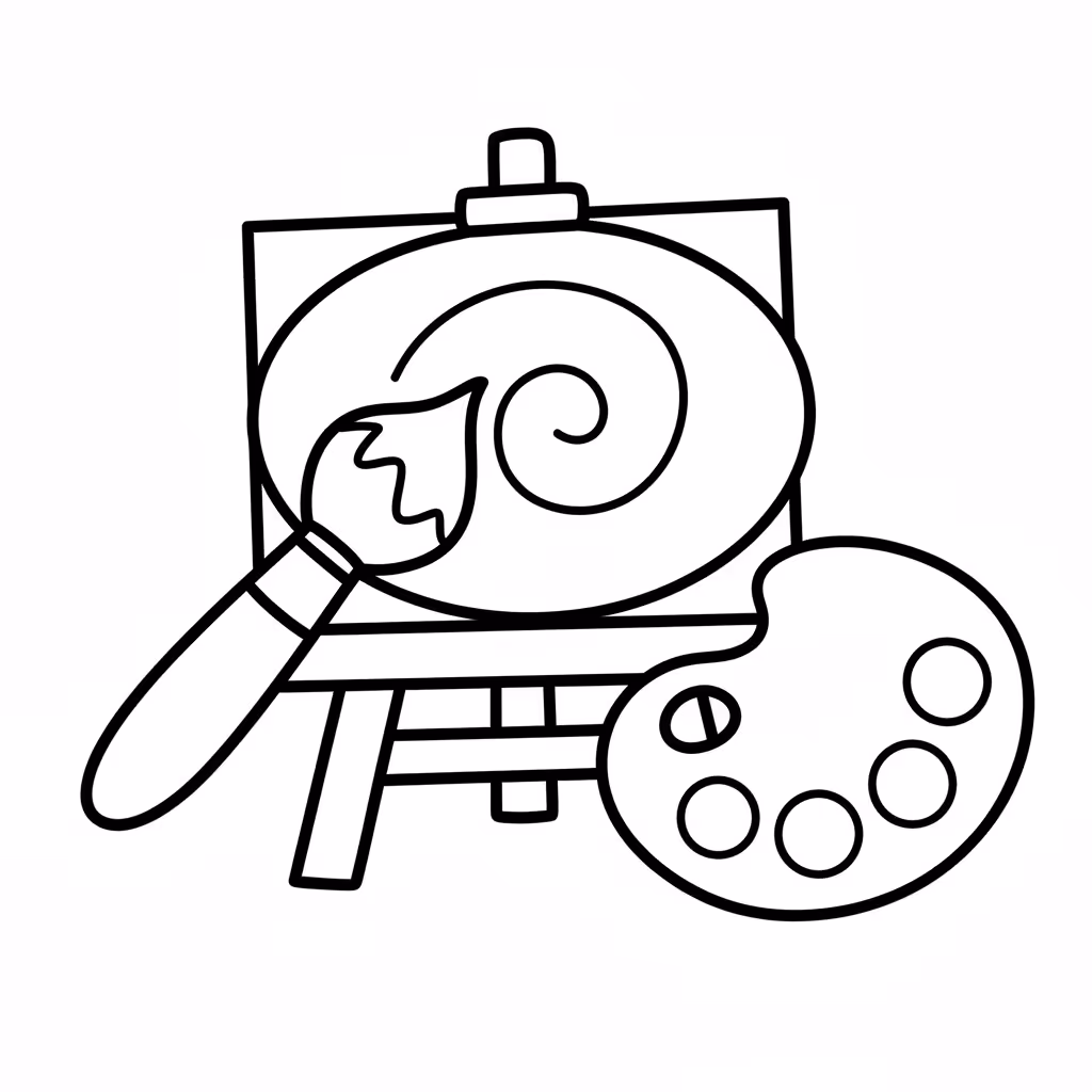 coloriage pour enfant à télécharger, niveau facile.