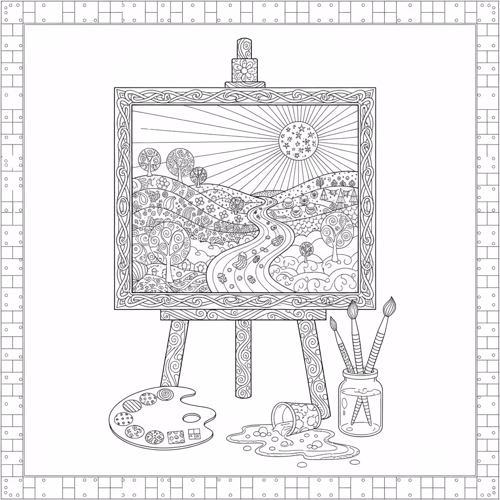 coloriage pour enfant à télécharger, niveau facile.coloriage pour enfant à télécharger, niveau difficile.