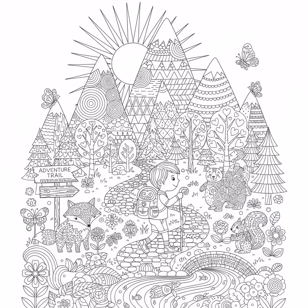 coloriage pour enfant à télécharger, niveau facile.coloriage pour enfant à télécharger, niveau difficile.