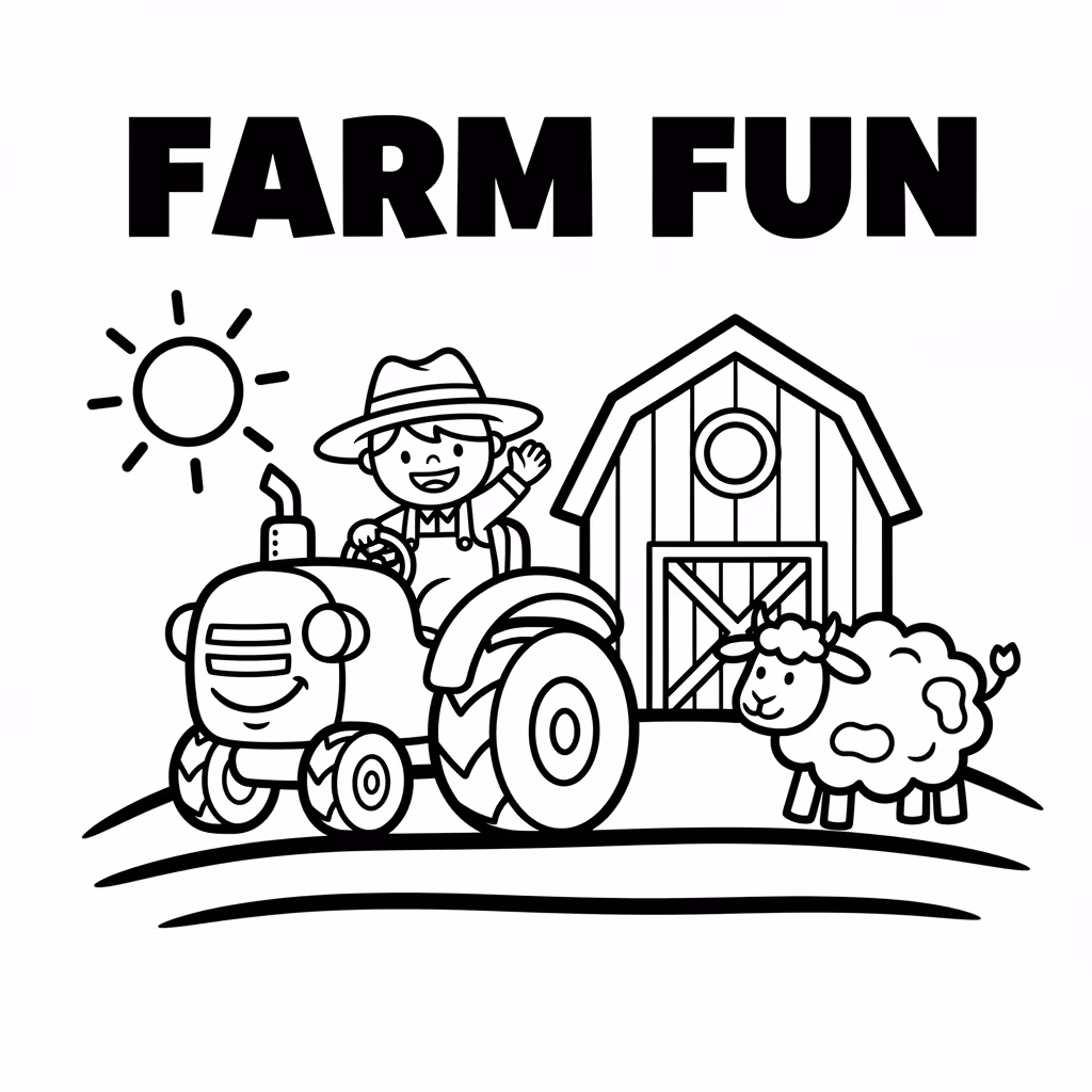 coloriage pour enfant à télécharger, niveau facile.