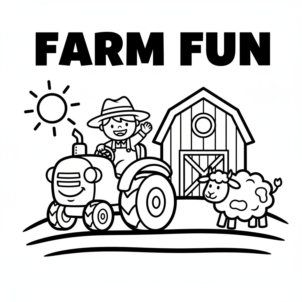 coloriage pour enfant à télécharger, niveau facile.
