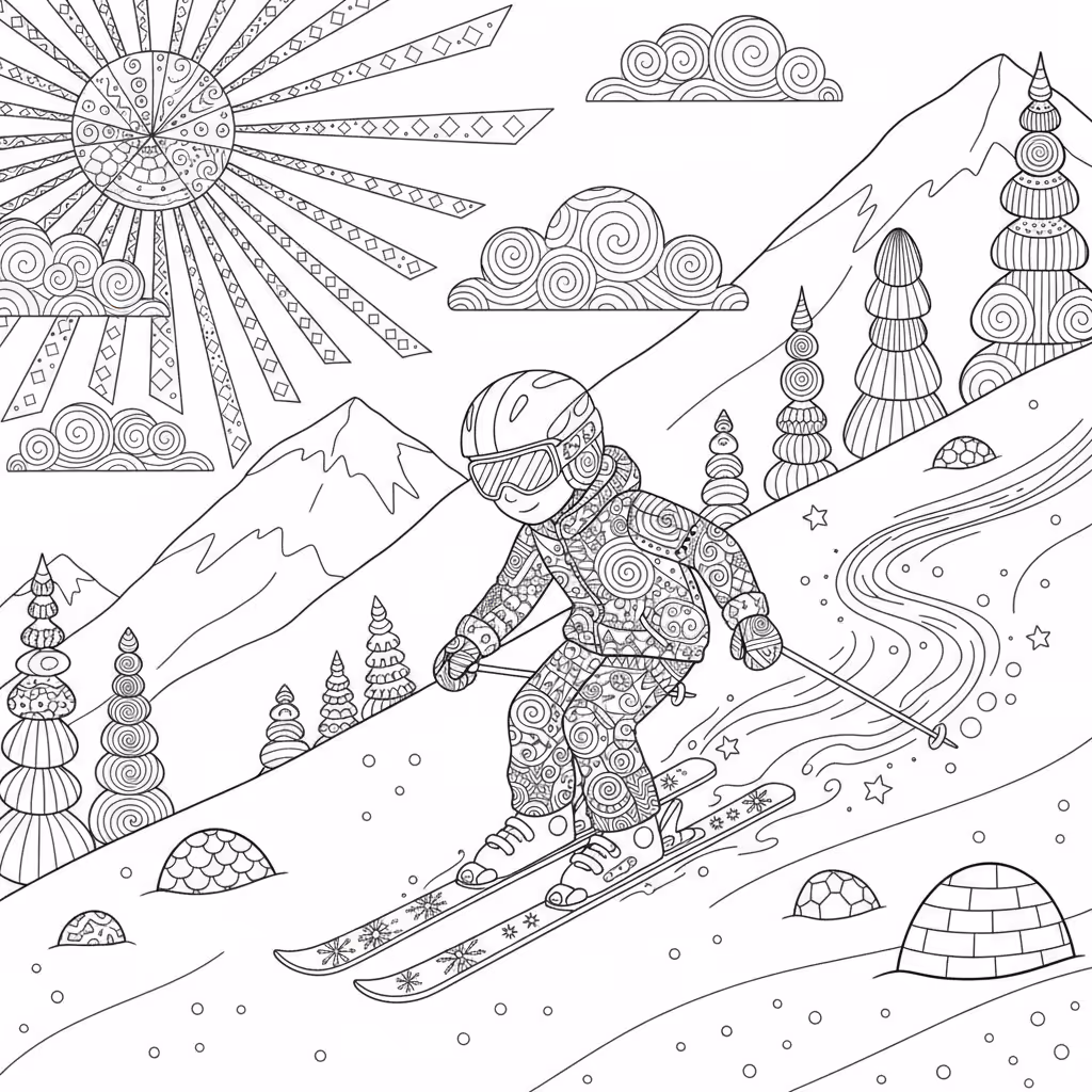 coloriage pour enfant à télécharger, niveau facile.coloriage pour enfant à télécharger, niveau difficile.