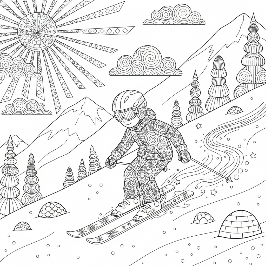 coloriage pour enfant à télécharger, niveau facile.coloriage pour enfant à télécharger, niveau difficile.