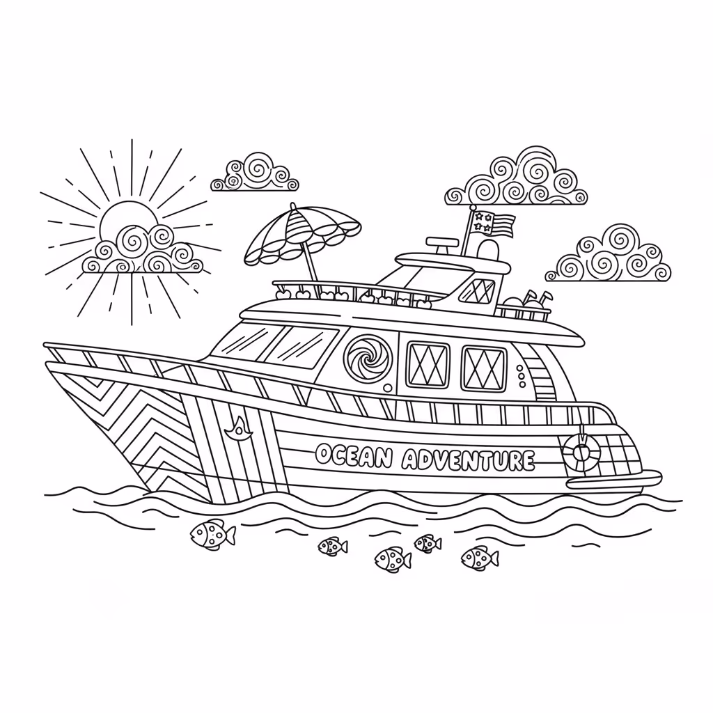 coloriage pour enfant à télécharger, niveau intermédiaire.