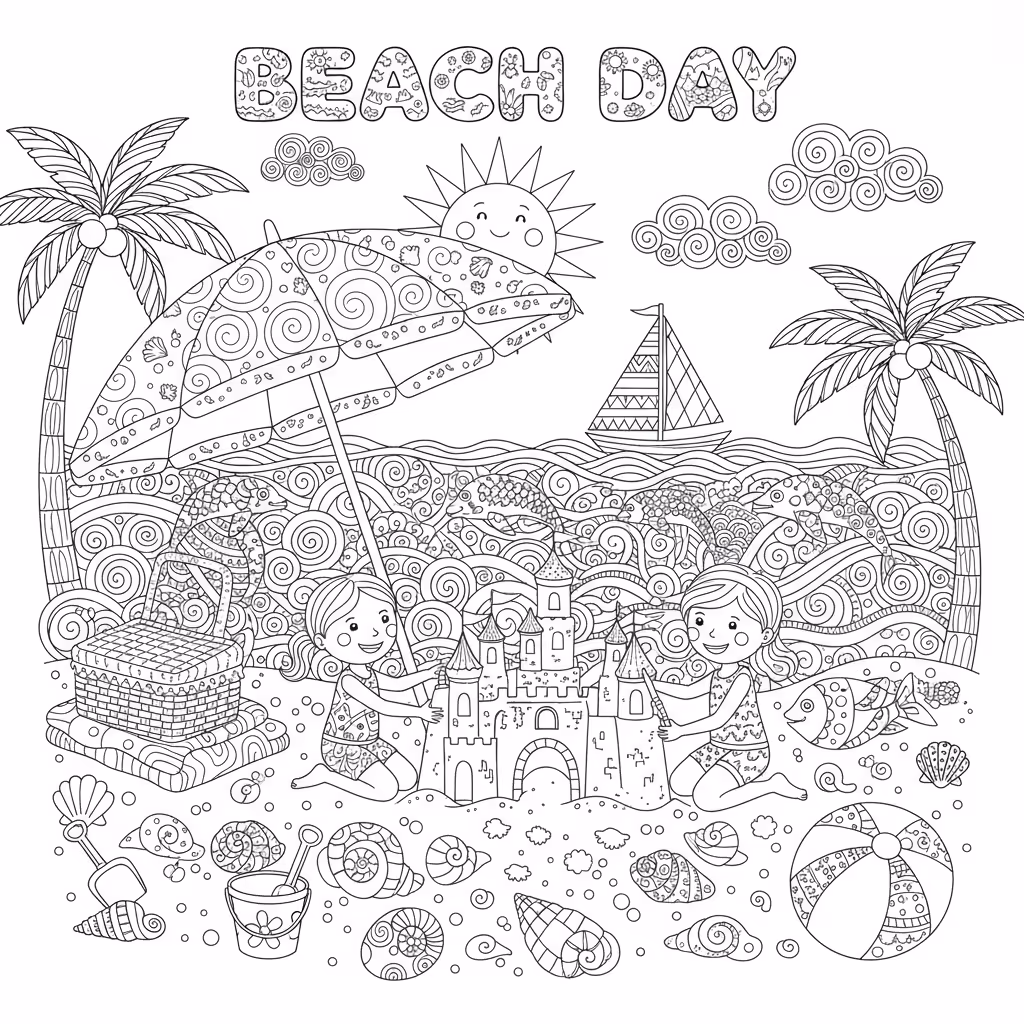 coloriage pour enfant à télécharger, niveau facile.coloriage pour enfant à télécharger, niveau difficile.