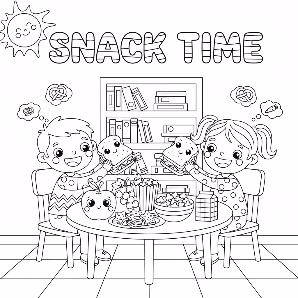 coloriage pour enfant à télécharger, niveau intermédiaire.