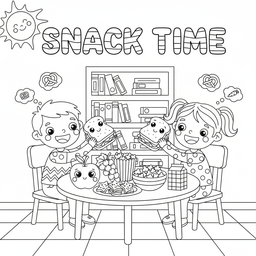coloriage pour enfant à télécharger, niveau intermédiaire.