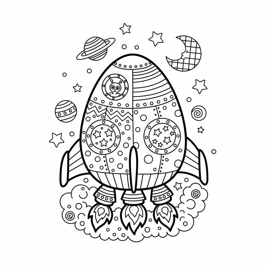 coloriage pour enfant à télécharger, niveau intermédiaire.