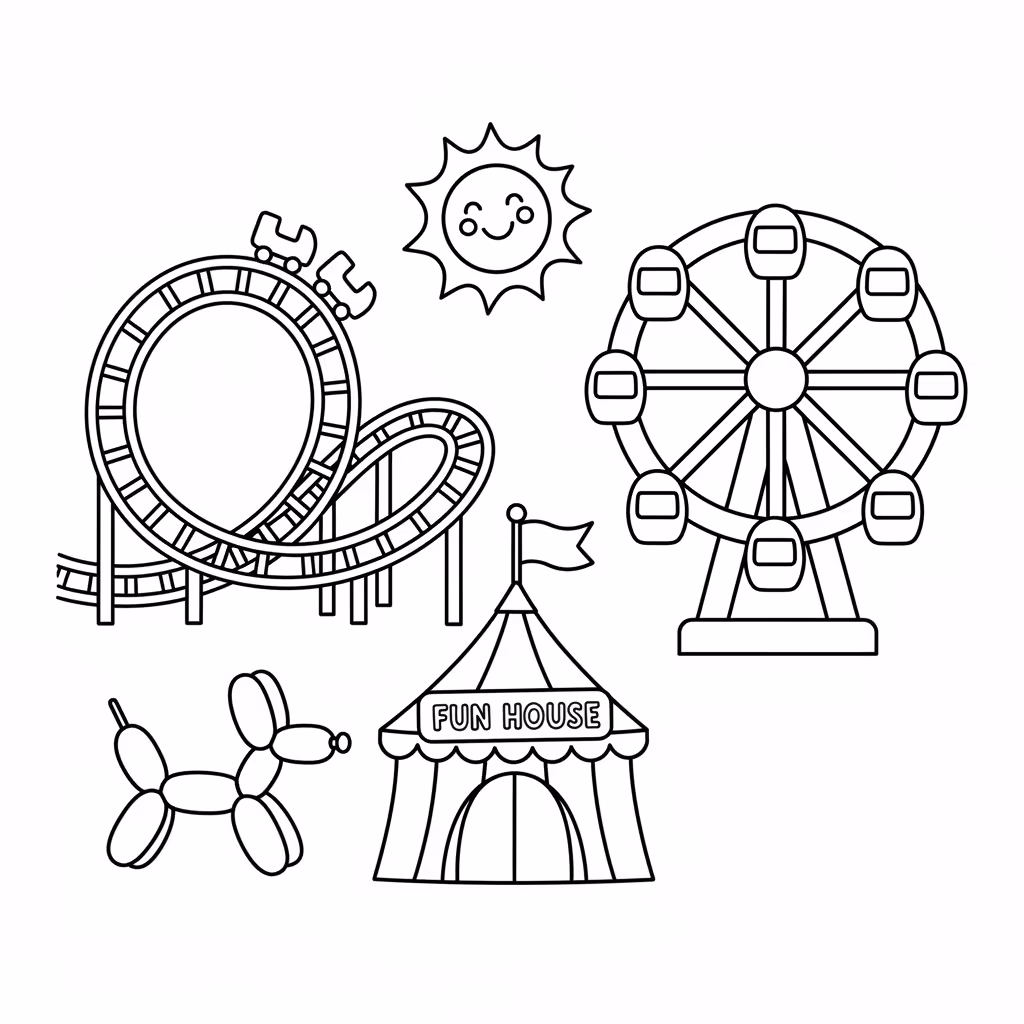 coloriage pour enfant à télécharger, niveau facile.